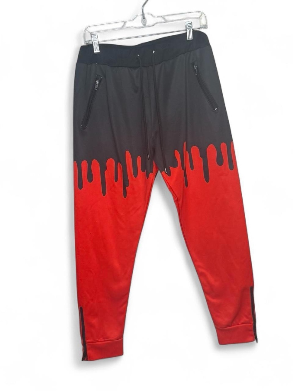 Rated Goat Streetwear Whimsygoth Vampire Costume Blood Drip Sweatpants, Size M.